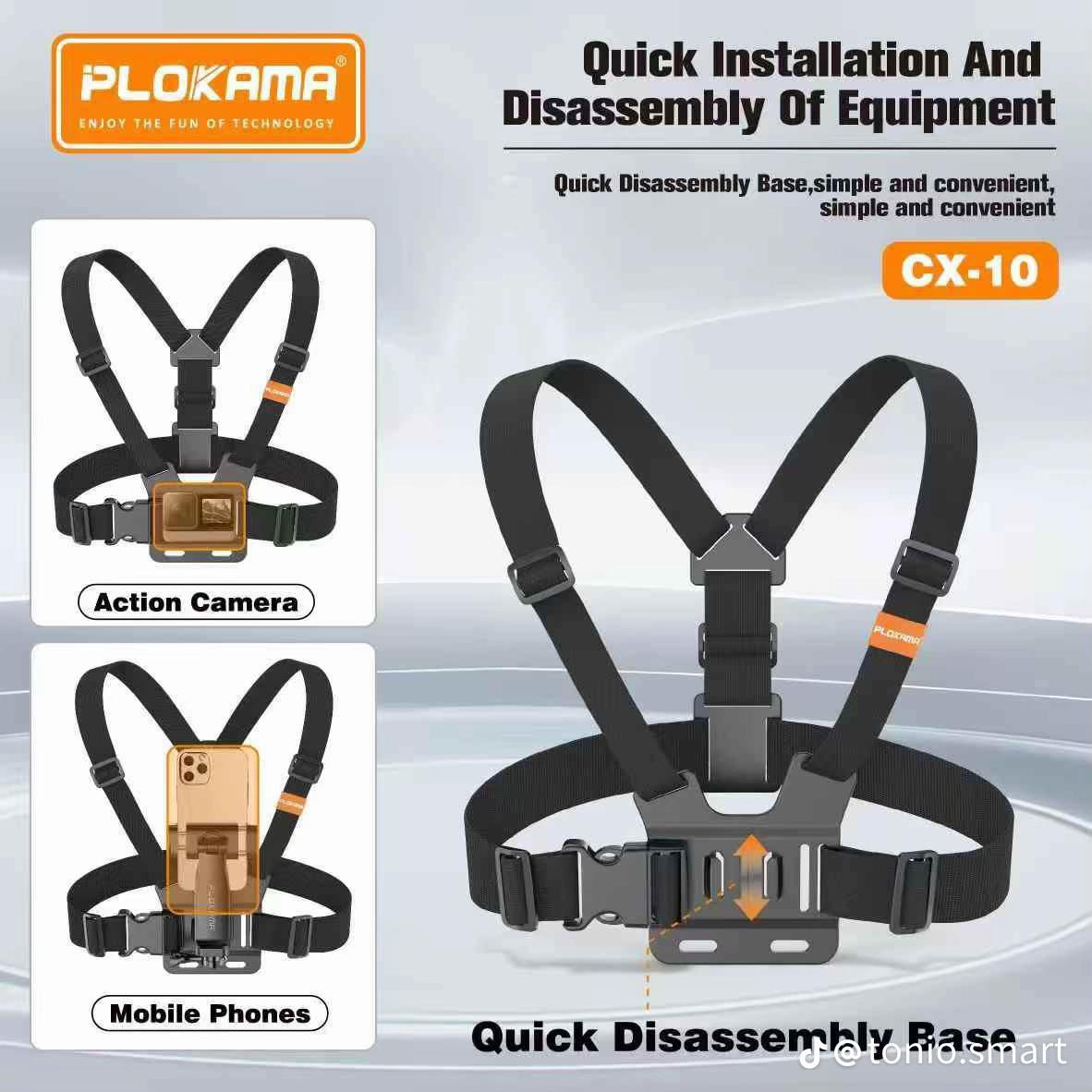 Support de poitrine Plokama CX-10