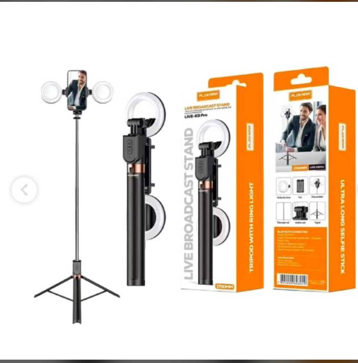 Trepied K9 Pro 1m70